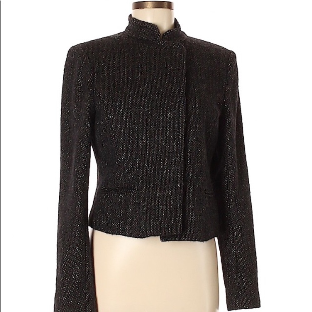 Theory metallic wool blazer